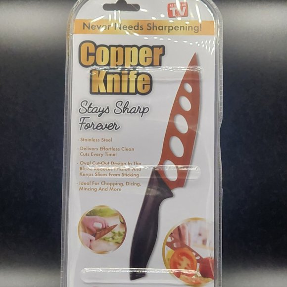 As Seen on TV Copper Knife Stays Sharp Forever - Picture 1 of 2